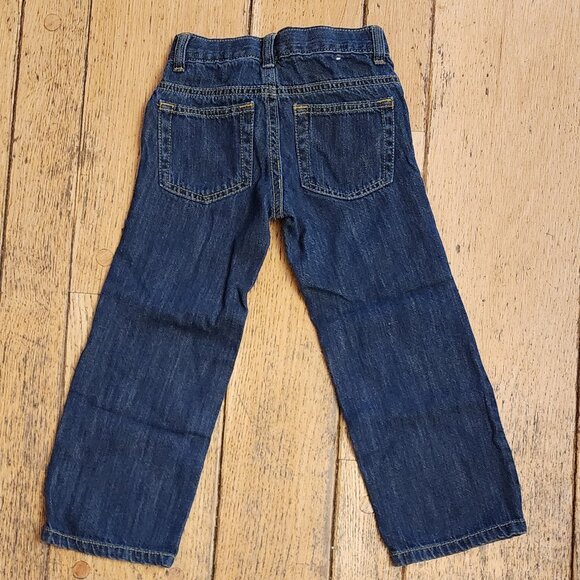 Crazy 8 Boys Dark Wash Straight Jeans Size 4T - Picture 9 of 11